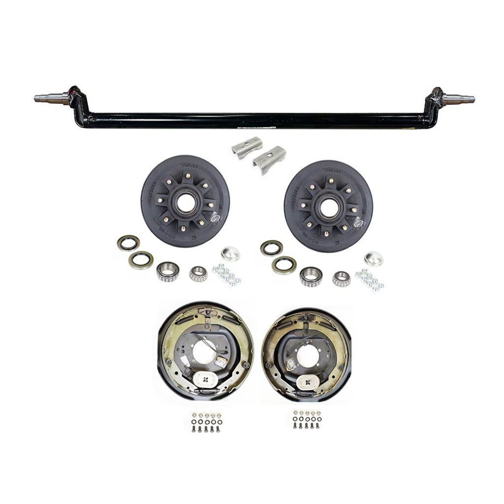7,000 lb. Brake 4" Drop Standard Spring Dexter Trailer Axle