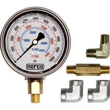 Gauge for 12 or 20 Ton Bottle Jack