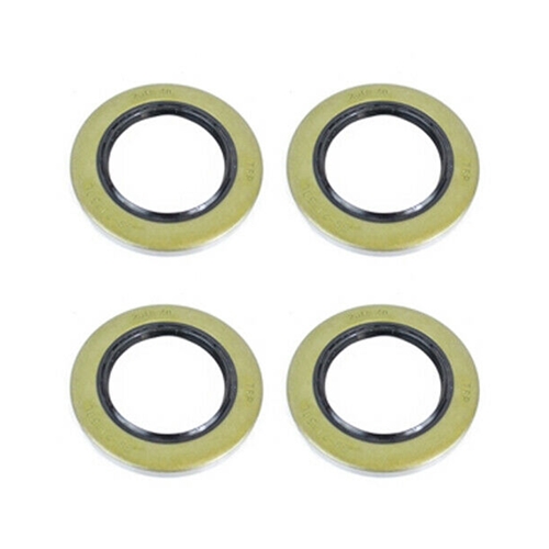 Four pack of TruRyde Double Lip Seals for 5,200 lbs. to 7,000 lbs. Trailer Axles with 2 1/8" ID - 21333TBX4