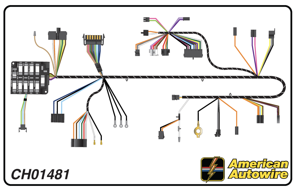 American Autowire 1970 Chevrolet Dash Harness CH01481