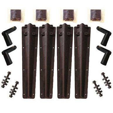 Minimizer Plastic Bolt On Bracket Kit for Poly Truck Fenders- 10001327