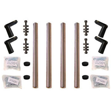 Minimizer Stainless Steel Bolt On Bracket Kit for Poly Truck Fenders - 10001336