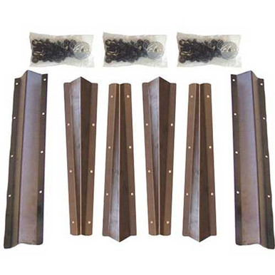 Minimizer Steel Weld On Bracket Kit for 200 Series Poly Truck Fenders