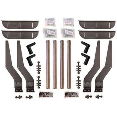 Minimizer Stainless Bolt On Bracket Kit for Poly Truck Fenders TF and TA Series
