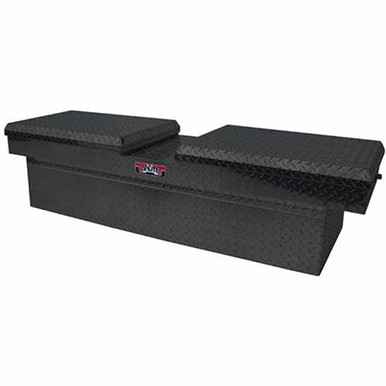 Brute Gull Wing Mid Size / Down Size Tool Box - LB & SB Wide and Shallow - Black