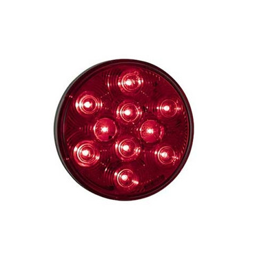 Buyers4 Inch Red Round Stop/Turn/Tail Light With 10 LED - (Pack of 10)