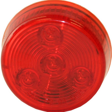 Buyers 2 Inch Red Round Marker/Clearance Light With 4 LEDs - (Pack of 10)