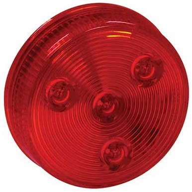 Buyers 2.5 Inch Red Round Marker/Clearance Light With 4 LED - (Pack of 10)