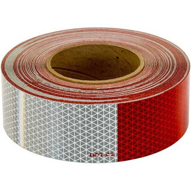 Buyers 150 Foot Roll Of DOT Conspicuity Tape With 11-Inch Red And 7-Inch White Lengths