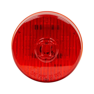 Buyers 2.5 Inch Red Round Marker/Clearance Light With 7 LED - (Pack of 10)