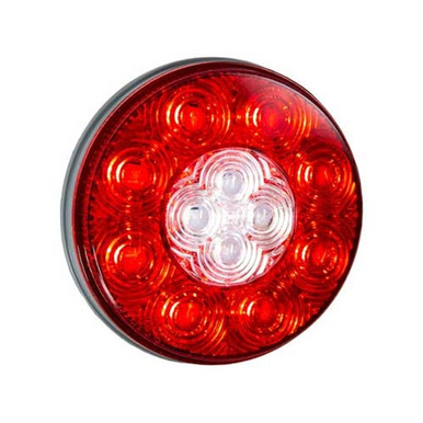Buyers 4 Inch Round Combination Stop/Turn/Tail & Backup Light Kit (Includes Grommet And Plug)