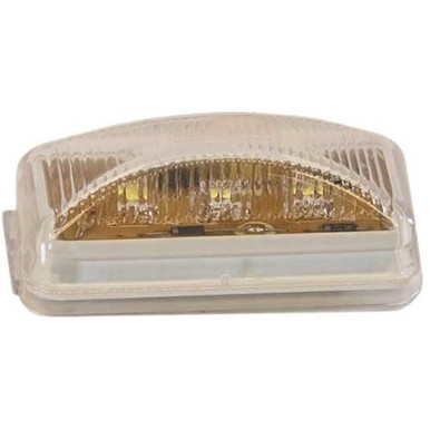 Buyers 2.5 Inch Clear Surface Mount Marker Light With 3 LED - (Pack of 10)