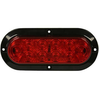 Buyers 6 Inch Hardwired Surface Mount Oval Stop/Turn/Tail Light Kit With 10 LEDs