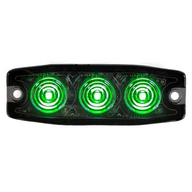 Buyers Ultra Thin 3.5 Inch LED Strobe Light - Green