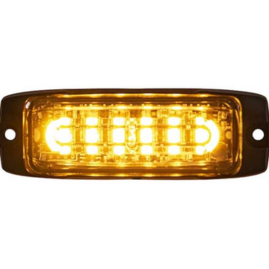 Buyers Ultra Thin Wide Angle 4 Inch LED Strobe Light - Amber