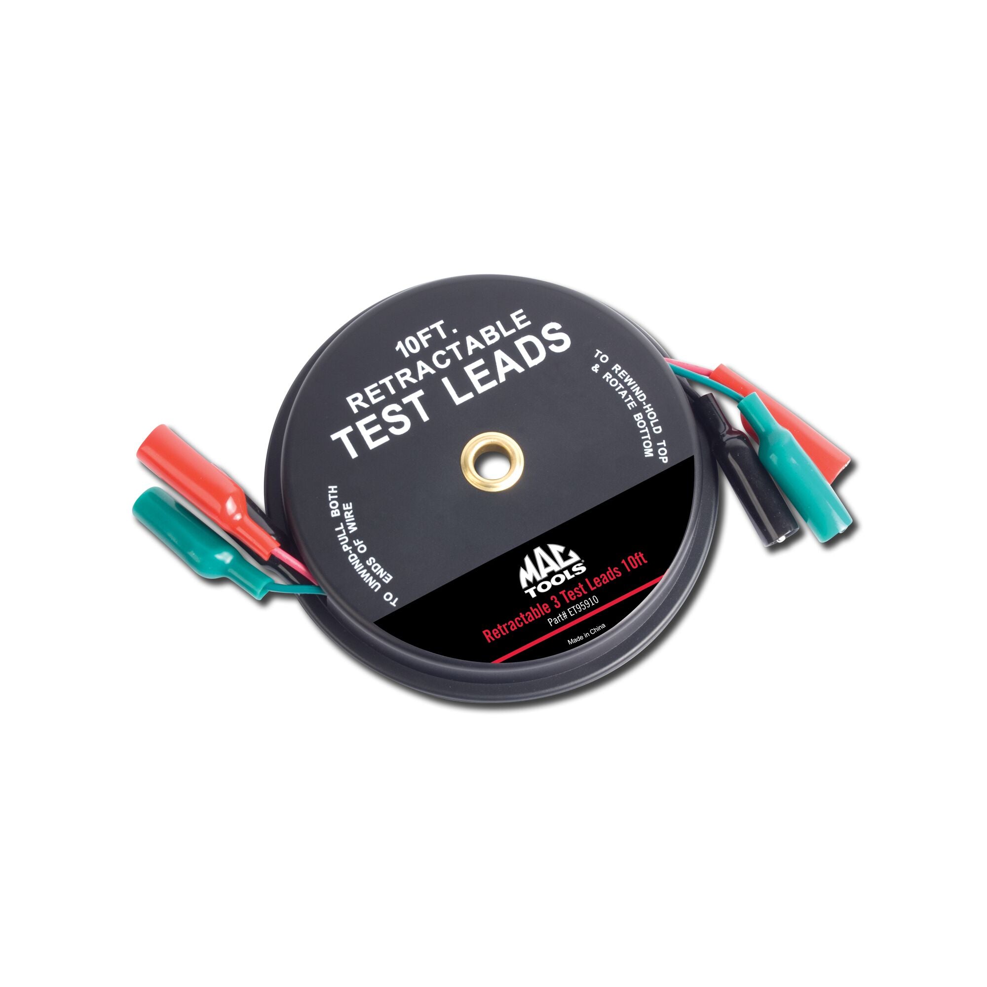 3-PC. Retractable Test Lead Set 10'