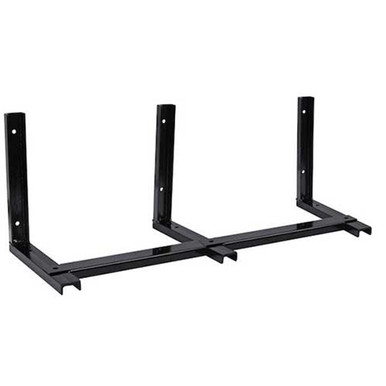 Buyers Black Steel Mounting Brackets For 48 Inch Poly Truck Boxes - 15x14 Inch