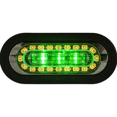 Buyers Combination 6 Inch LED Amber Marker Light With Amber/Green Strobe Light