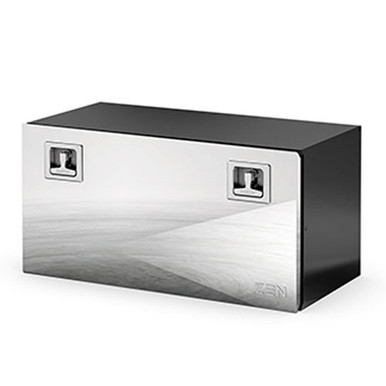 Daken Z42 Steel Toolbox: Epoxy Powder Coated Body and Polished Lid with NexT Handle - 36x18x18
