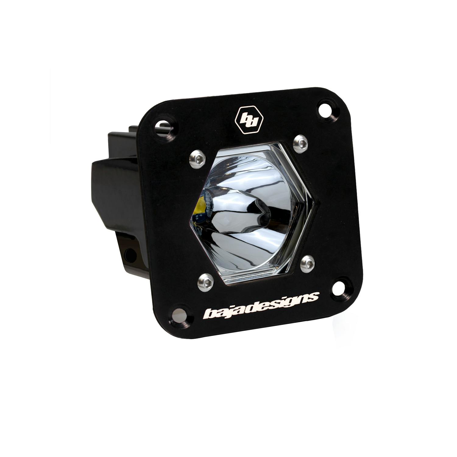 Baja Designs 381001 S1 Black Flush Mount Auxiliary Light Pod