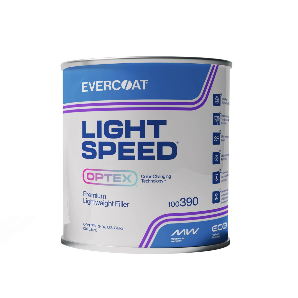 Evercoat Light Speed™ Optex Premium Body Filler 100390 1 gal Pink Paste