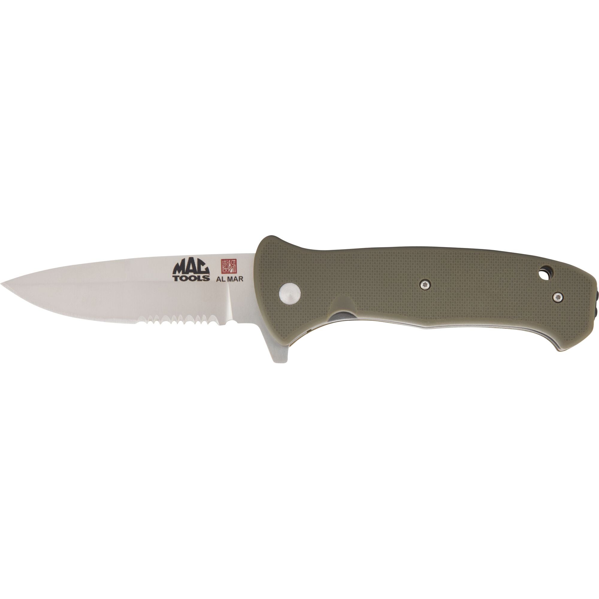 S.E.R.E. 2020™ Combo-Edge Blade Folding Knife 3.6" - Olive Drab Green