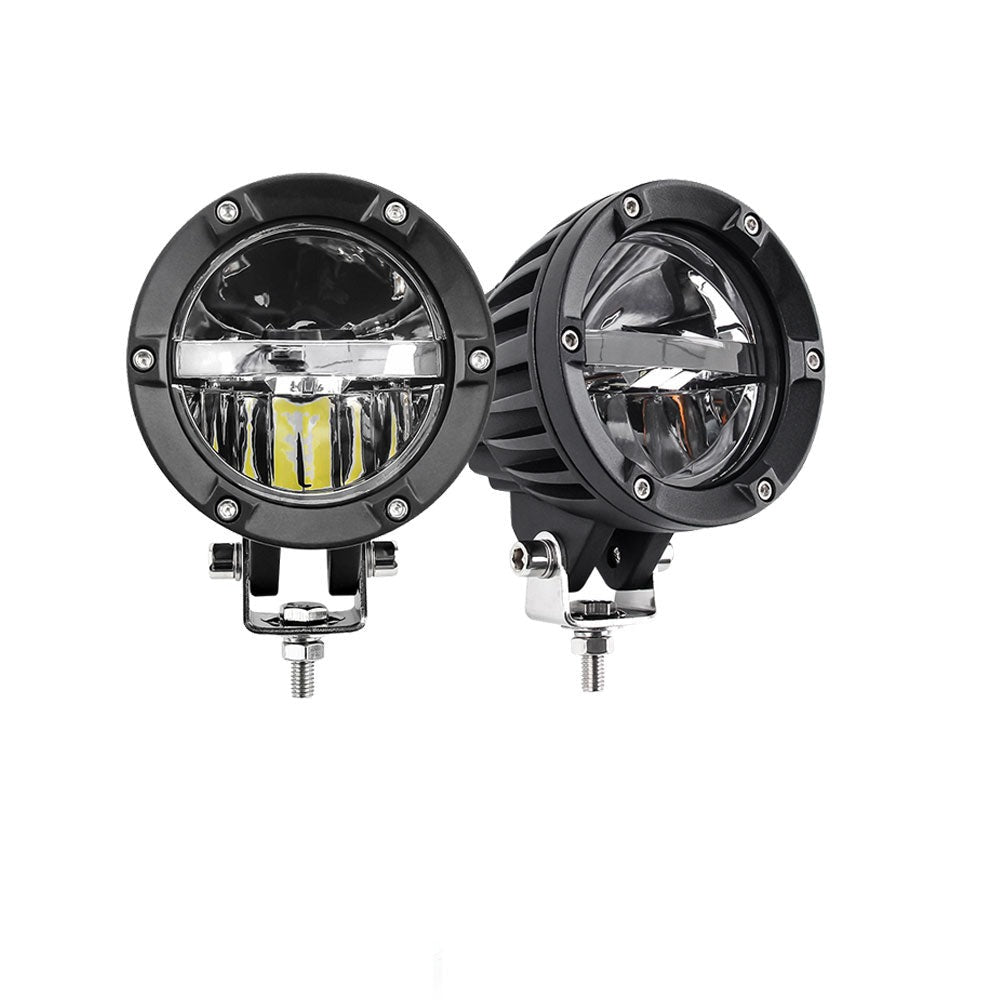 4 Inch DB-R Series Dual Beam Round Driving Lights(Set/2Pcs)