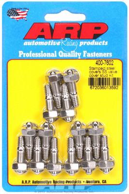 ARP 400-7602 Stainless Valve Cover Stud Kit Hex Head - 14pc - 1.170" Length BBC