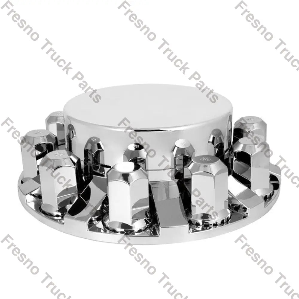 40255 Chrome Plastic Front Axle Cover Set with Locking Tabs