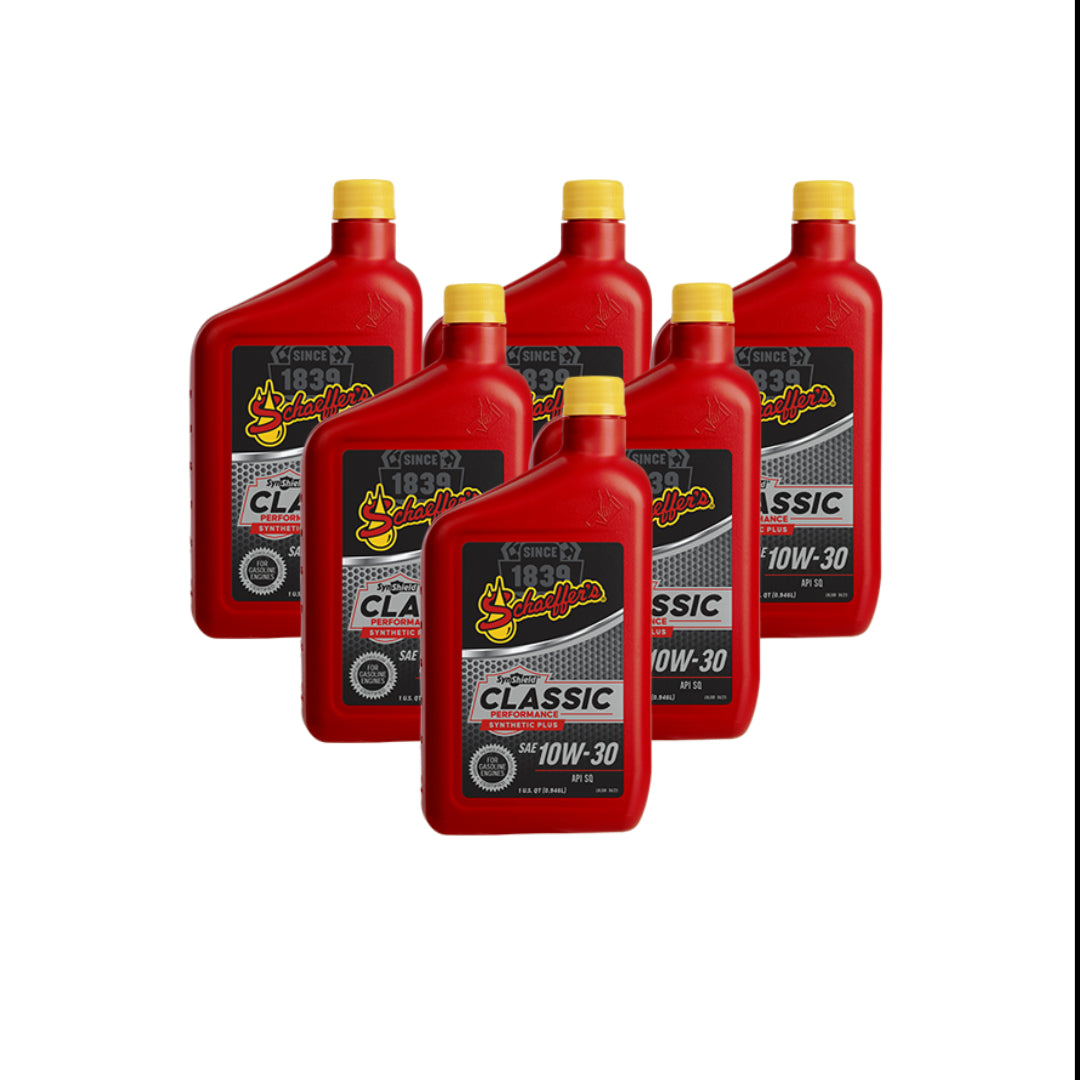 Schaeffer's 4030 SynShield Classic Performance Synthetic Plus 10W-30, 1qt. 6pack