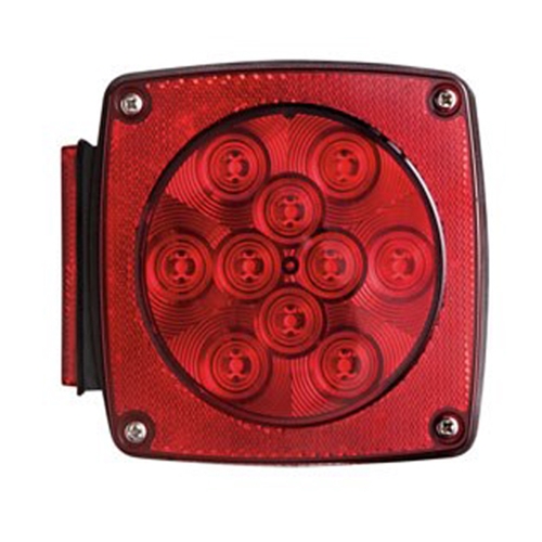 Optronics Universal Under 80" Combination LED Taillight Driver Side w/ License Light - STL9RB