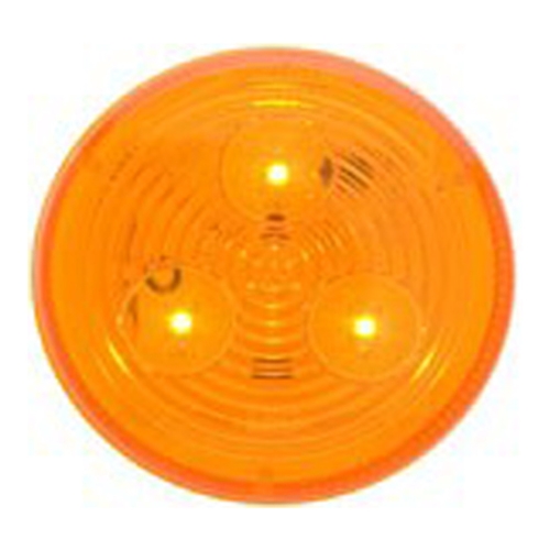 Optronics Amber 2.5” Round Sealed LED Marker/Clearance Light - MCL57ABK