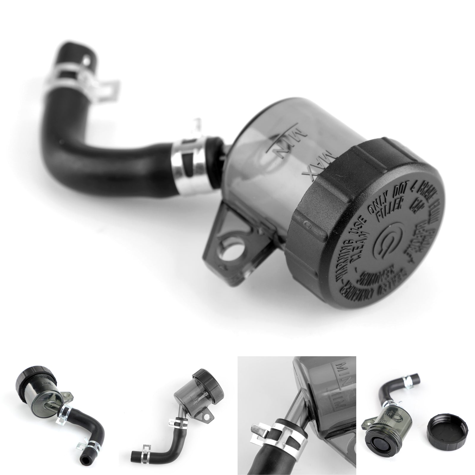Universal Moto Rear Brake Clutch Master Cylinder Fluid Reservoir Oil Tank Cap Generic