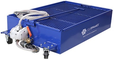 Liquidynamics Low Profile Portable Oil Drain 25 Gallon Capacity with Pump