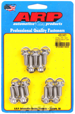 ARP 430-0401 Stainless Steel Transmission Pan Bolt Kit - Turbo 350/400 12 Point
