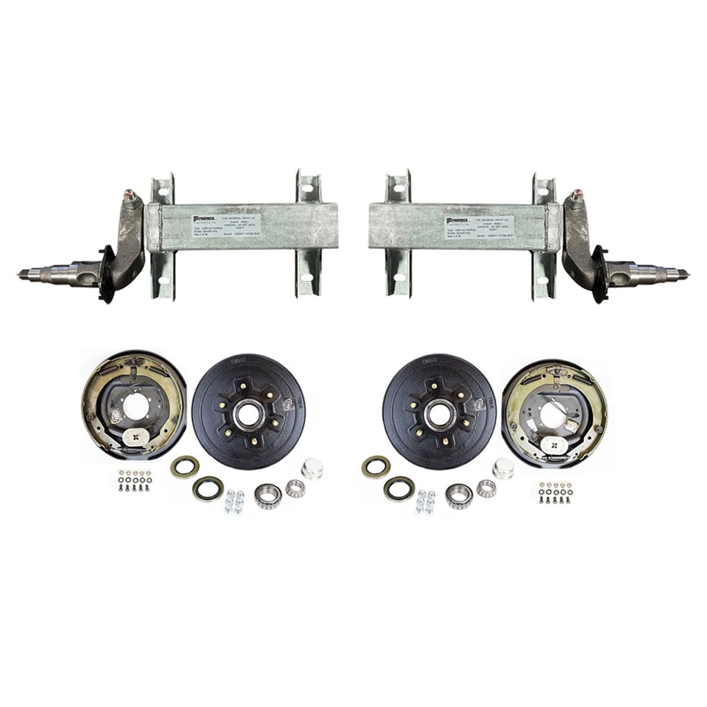5,200 lb. Torsion Half Axles with 6-5.5" Bolt Circle with Electric Brakes - FR5200B13HLB3