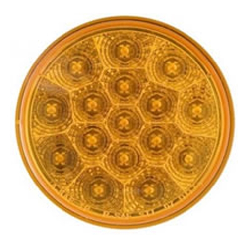 Optronics Miro-Flex 4” Round Sealed LED Parking/Turn Signal Light (Amber) - STL23ABK