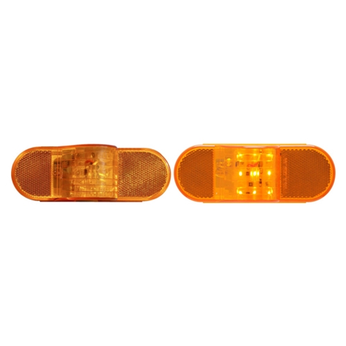 Optronics 6” Oval Sealed LED Intermediate Marker Light - STL75ABK