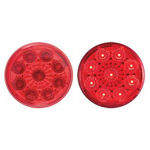 Optronics Red 2” Miro-Flex Round Sealed LED Marker/Clearance Light - MCL50RBK