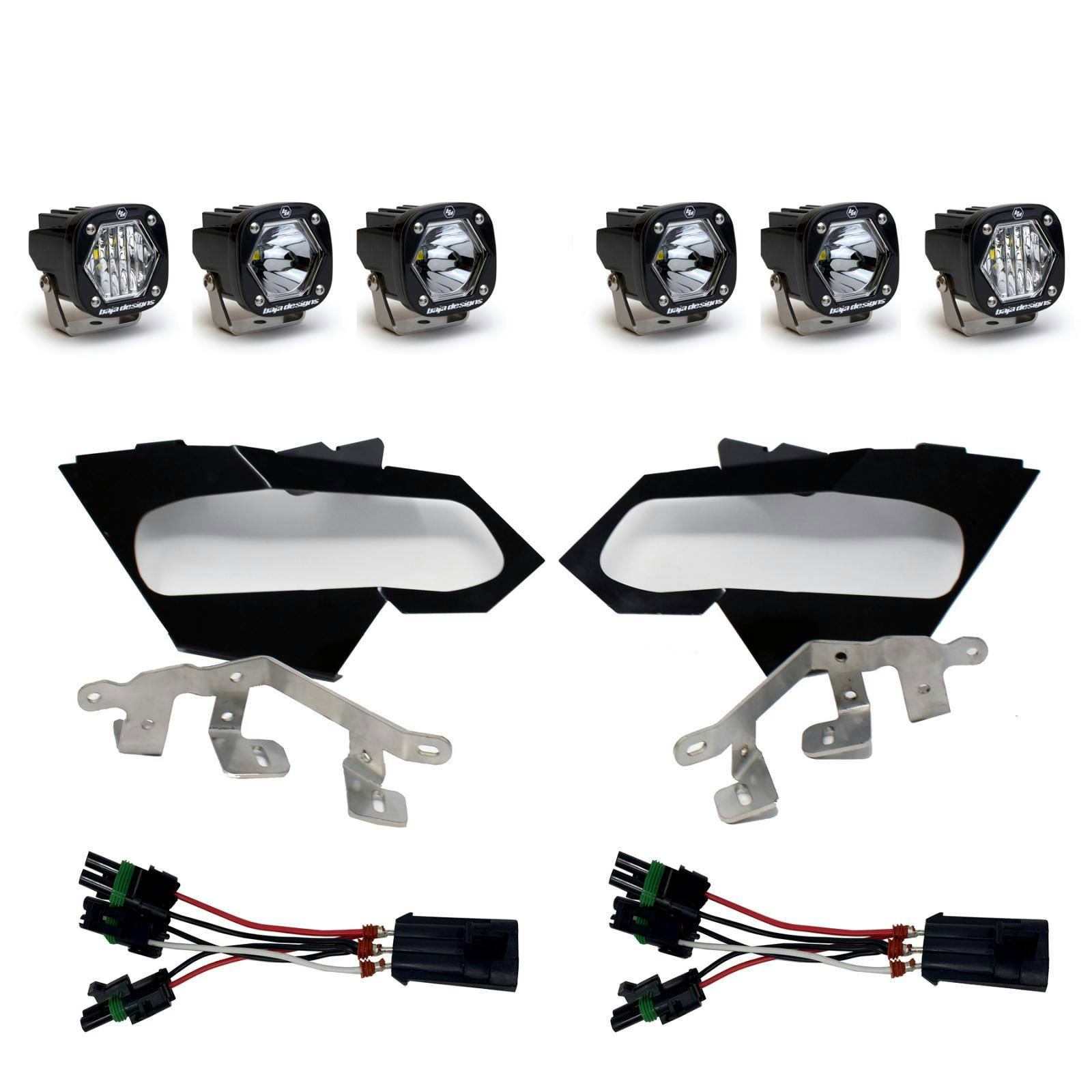 Baja Designs 447074 S1 Triple LED Headlight Kit