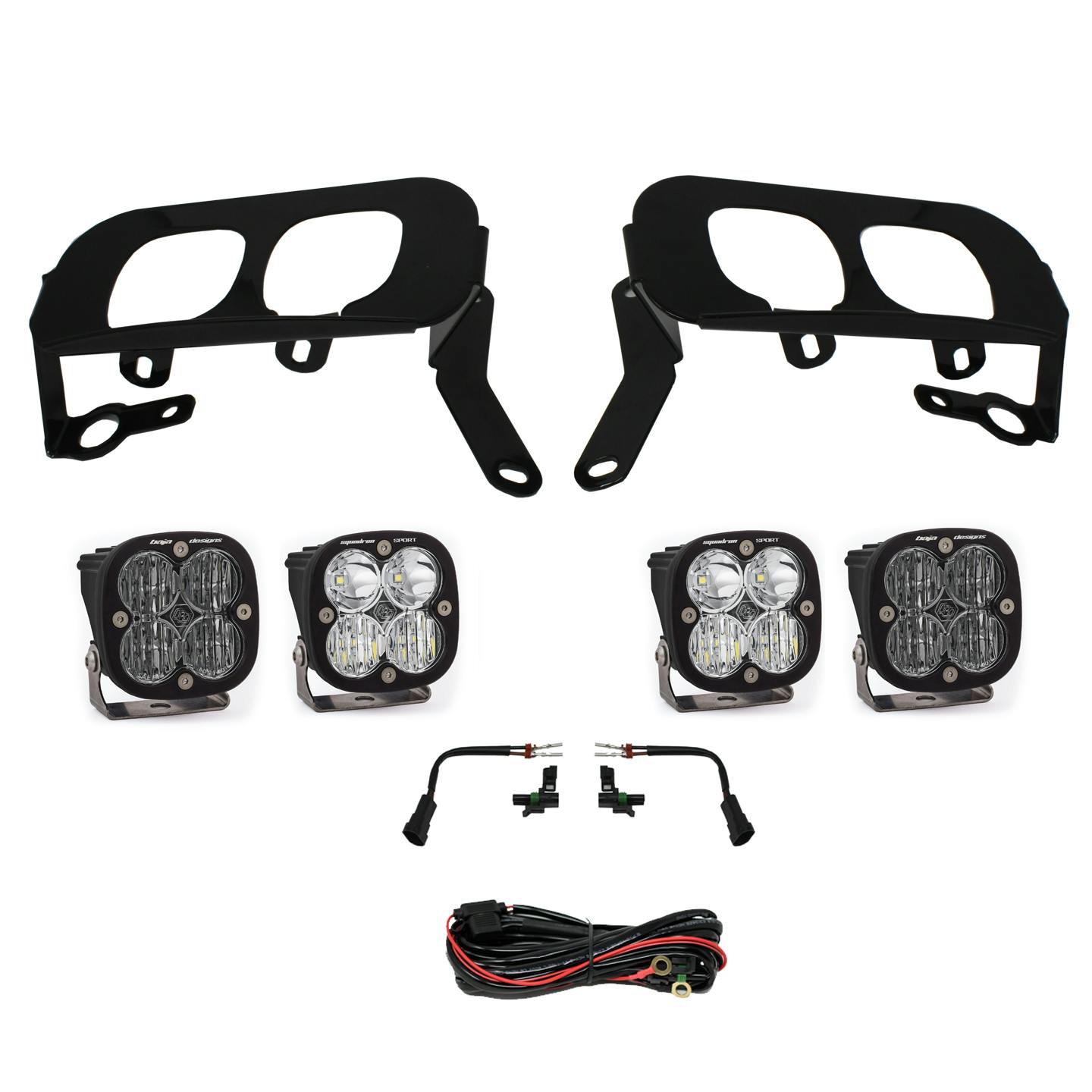 Baja Designs 447530 Squadron Sport/SAE Dual Fog Pocket Light Kit