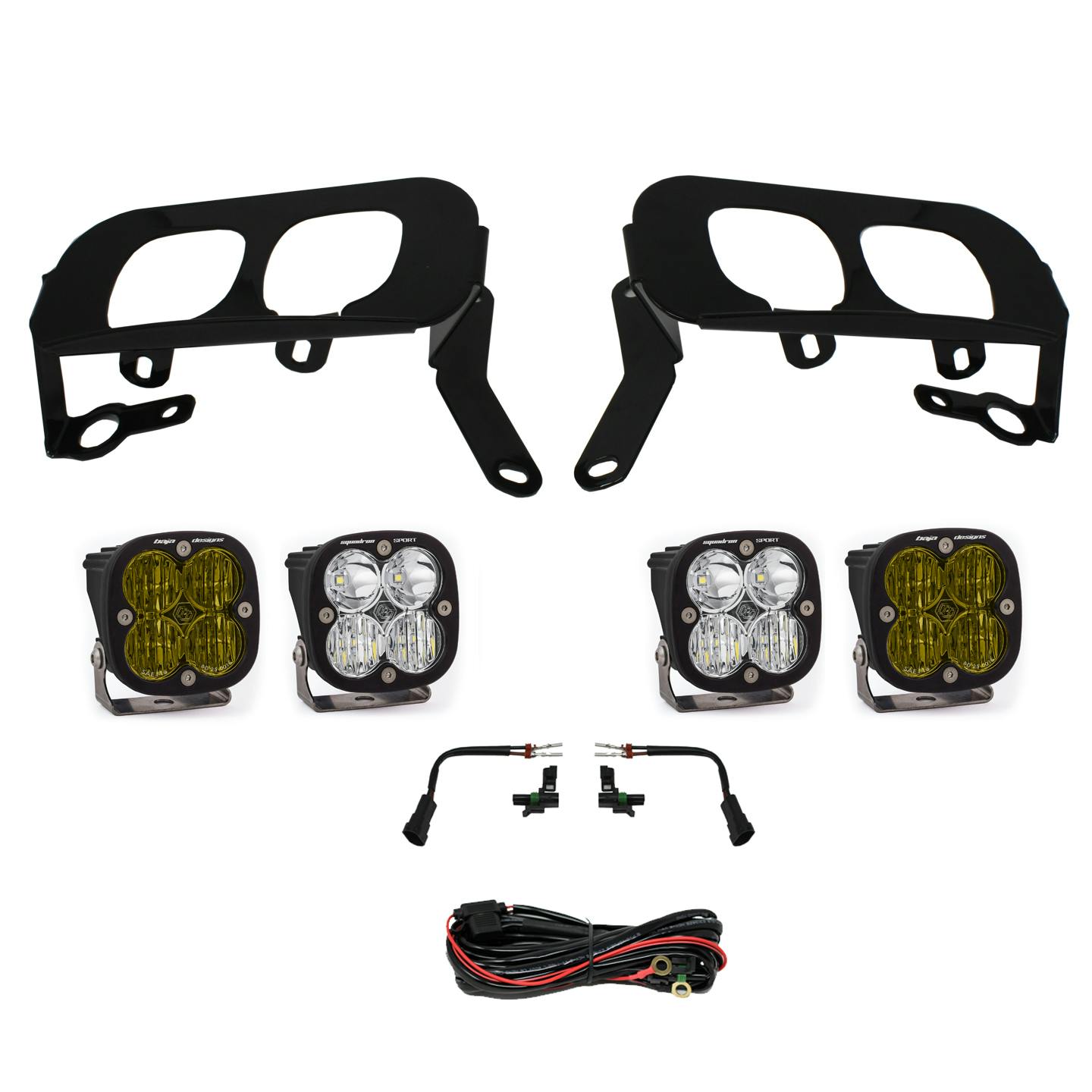 Baja Designs 447531 Squadron Sport/SAE Dual Fog Pocket Light Kit