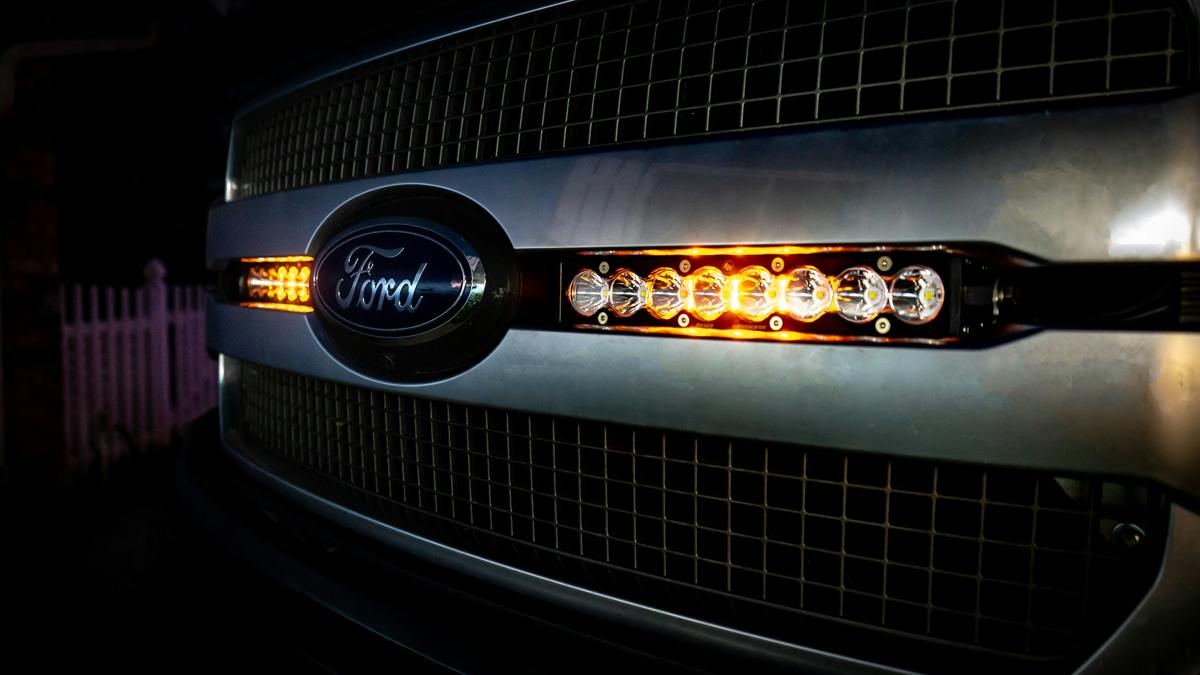 Baja Designs 447660 S8 Dual 10 Inch Grille Light Bar Kit