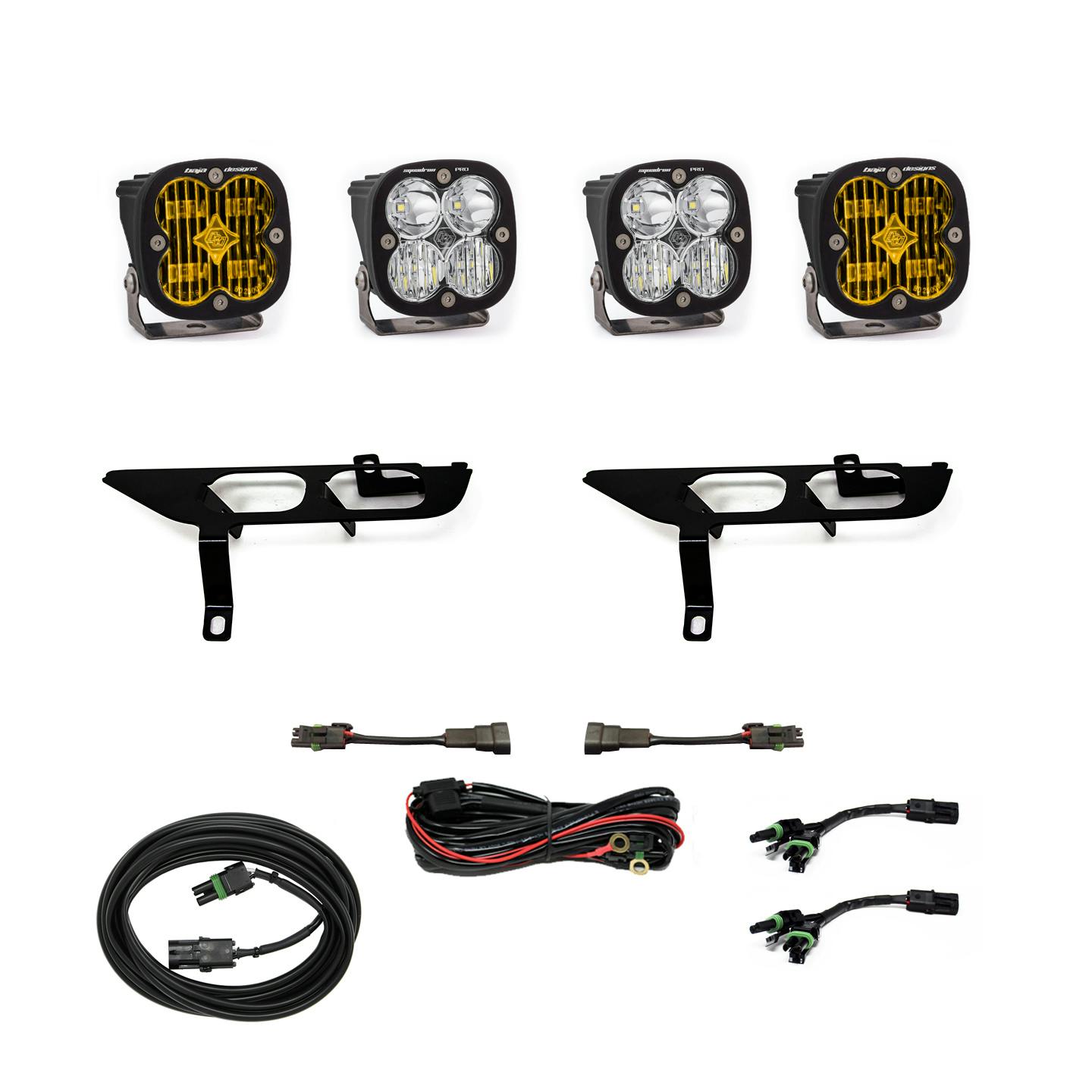 Baja Designs 447700 Squadron SAE/Pro Fog Pocket Light Kit