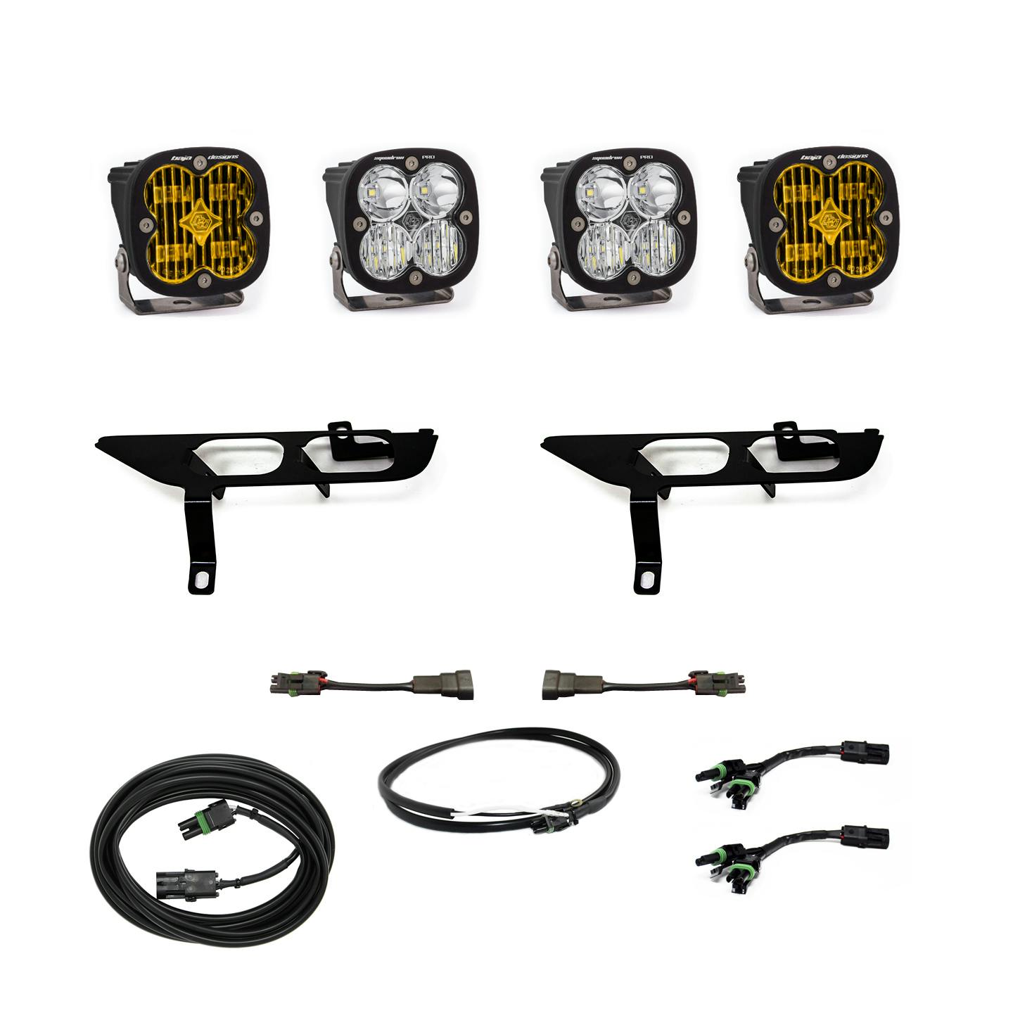 Baja Designs 447700UP Squadron SAE/Pro Fog Pocket Light Kit