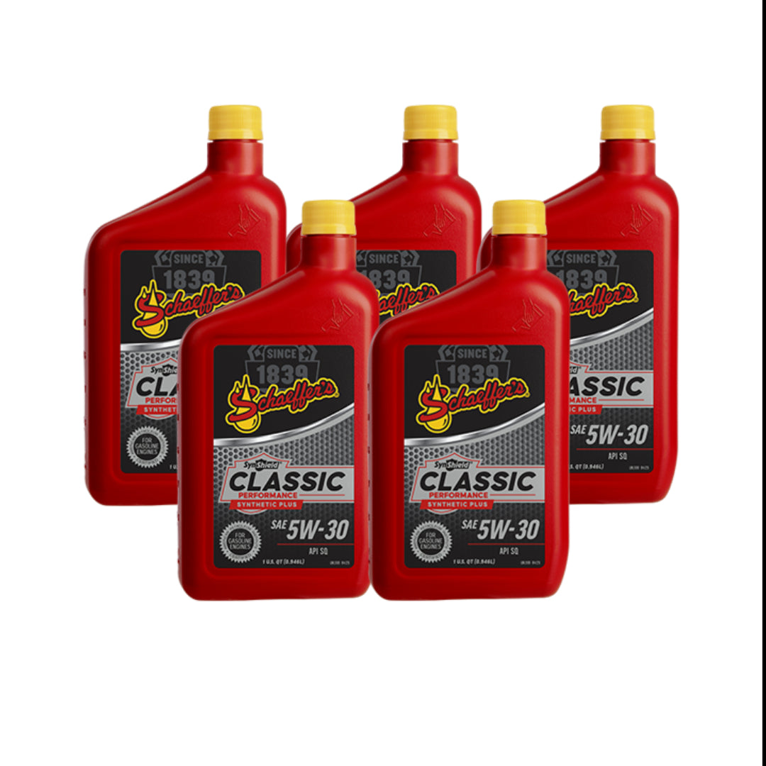 Schaeffer's 4530 SynShield Classic Performance Synthetic Plus 5W-30 1 qt. 5(Pack)