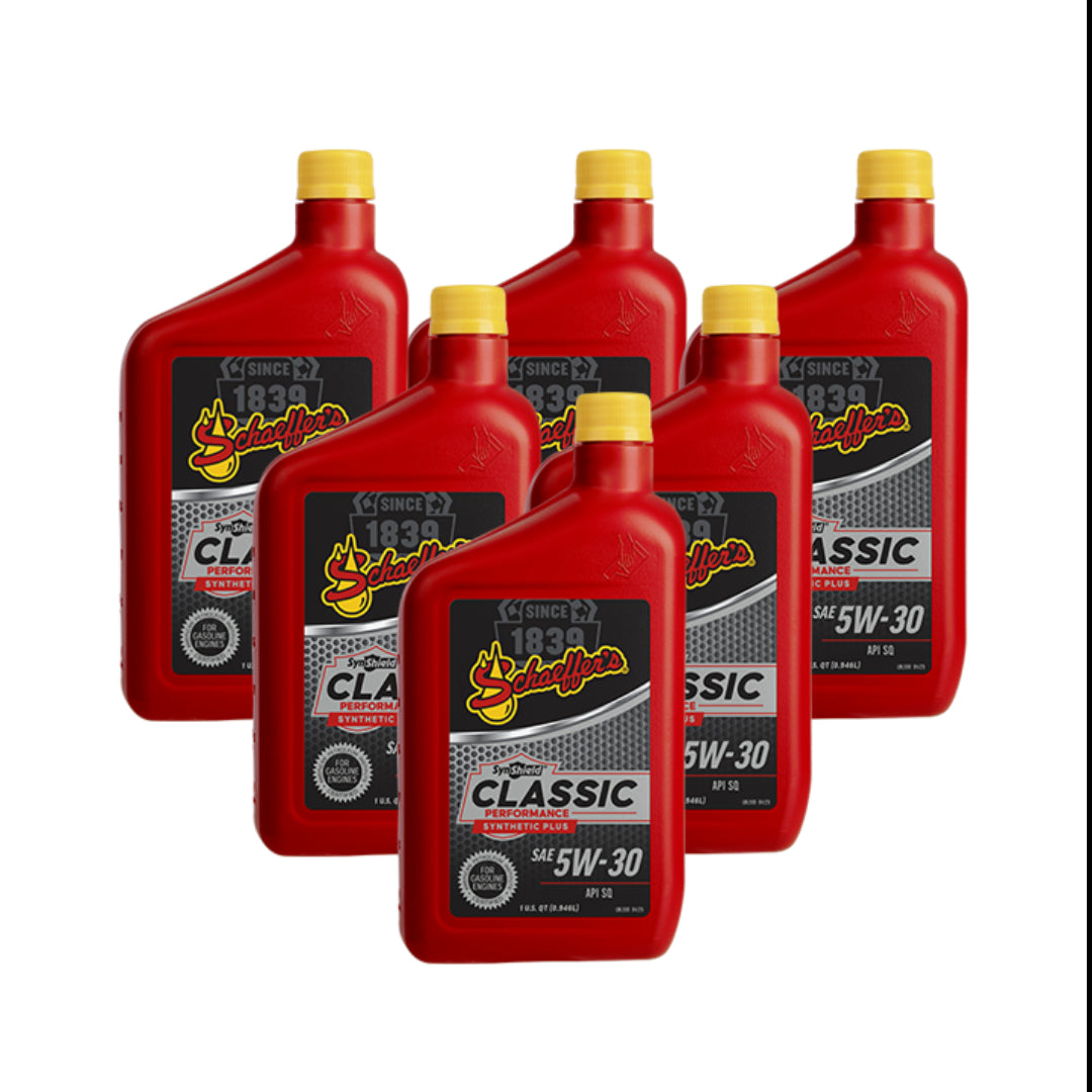 Schaeffer's 4530 SynShield Classic Performance Synthetic Plus 5W-30 1 qt. 6(Pack)