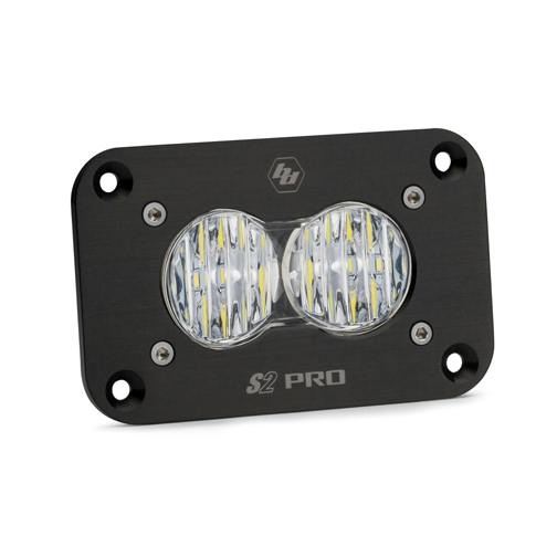 Baja Designs 481005 S2 Pro Black Flush Mount LED Auxiliary Light Pod