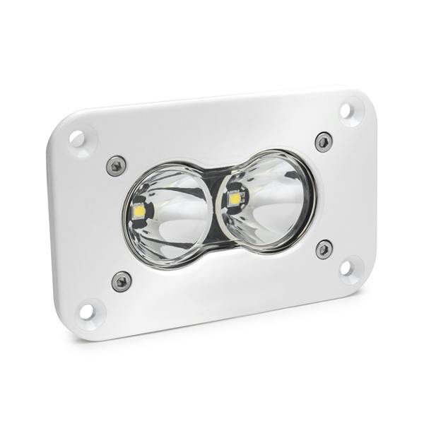 Baja Designs 481006WT S2 Pro White Flush Mount LED Auxiliary Light Pod