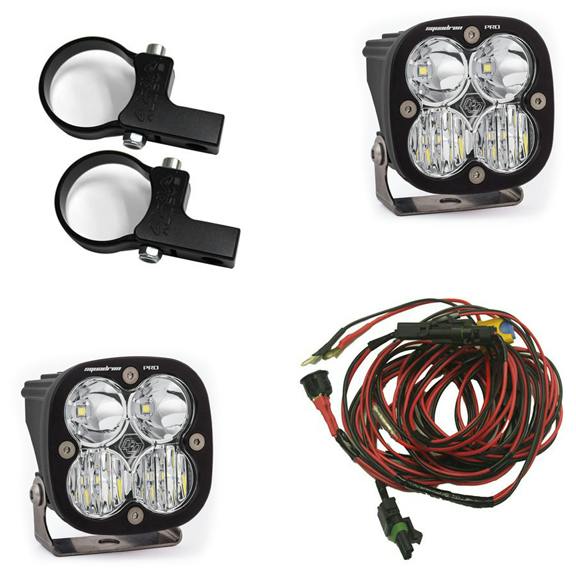 Baja Designs 497104 PowerSports Squadron Pro Horizontal Mount Light Kit